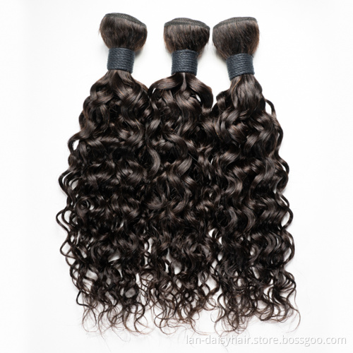 Lan-Daisy Peruvian Spanish Curly Human Hair Bundles In Wholesale Remy Human Hair Weave Kinky Curly Bundles 8"-18" Inches